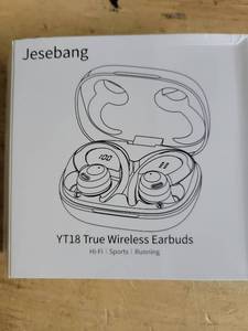 lot 20155 image: Jesebang YT18 True Wireless Earbuds (Type C Charger Not Included)