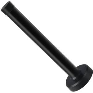 lot 20218 image: KOLAKO Door Stop, 10 Inch Extra Long Door Stopper, Wall Mounted Doorstop with Rubber Bumper Baby Proof Extended Door Holder, Stainless Steel, Black