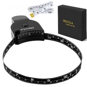 lot 20240 image: Body Measuring Tape 60 inch, Body Tape Measure, Lock Pin and Push Button Retract, Body Measurement Tape, Black