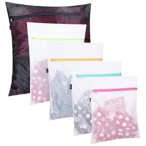 lot 20259 image: BAGAIL Laundry Bags Mesh Wash Bag for Intimates Lingerie and Delicates, 5Pcs (1XL,2L,2M)