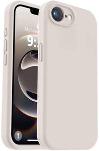 lot 20265 image: Vooii Compatible with iPhone 17e Case and for iPhone 16e Case, Liquid Silicone Upgrade Camera Protection Soft Anti-Scratch Microfiber Lining Shockproof Phone Case for iPhone 17e16e 6.1in - Stone