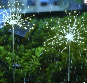 lot 5400 image: LED Firecracker Lights Solar Powered String Lights