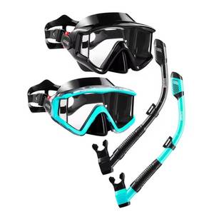 lot 1809 image: Aegend Snorkeling Gear for Adult Kid - Anti-Fog Mask with Top Dry Valve