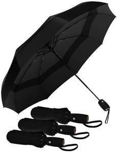 lot 2037 image: Repel Windproof Travel Umbrella - Compact & Withstands Winds up to 100MPH, Strongest Premium Auto Folding Umbrella for Rain and Sun - Durable, Light & Portable for Women & Men, Fits Backpack & Cars