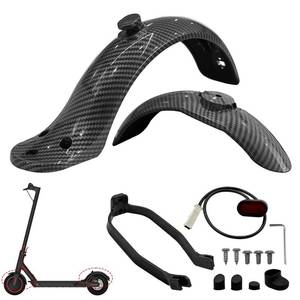 lot 2061 image: SKERTS Rear Fender Mudguard Electric Scooter Carbon Fiber Rear Fender Set