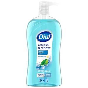 lot 2063 image: Dial Spring Water Body Wash  Refresh & Renew  Gentle on All Skin Types  32 fl oz
