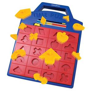 lot 2069 image: Winning Fingers Shape Toy Puzzle Game �� Pop Up Board Game with Shape Puzzles - Two Players Concentration Games Puzzle Board Matching Game - Educational Toy for Kids 3 Years and Older