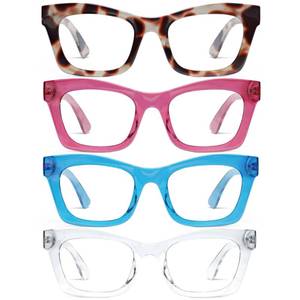 lot 2129 image: CCVOO Stylish Reading Glasses for Women, Eyeglasses, Blue Light Readers for Women