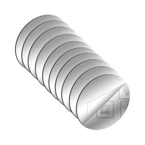 lot 2137 image: QEEYON 10Pcs 4 inch Self Adhesive Round Acrylic Mirror Tiles for Craft