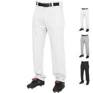 lot 2176 image: Rawlings mens Semi-Relaxed Full Length Baseball Pants  Adult Sizes  Solid  Multiple Colors White, Medium