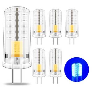 lot 2188 image: G4 LED Bulb Blue Light 12V Halloween Decorations Lights Christmas 2W RGB