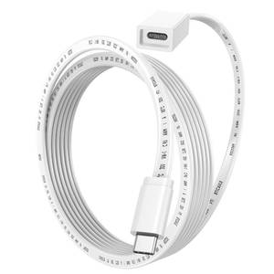 lot 2215 image: SROMGEE Flat USB C Extension Cable 16.5FT, Waterproof Long USB C Extender, USB-C Extension Cable 45W for Ring USBC Solar Panel, Security Camera, Ma-gSafe Charging