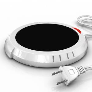 lot 2448 image: Candle Warmer Plate Safely Releases Scents Without a Flame- Used as Candle Jar Warmer, Candle Melter, Coffee Warmer, Mug Warmer, Cup Warmer in Your Home & Office, 1 Pack, White