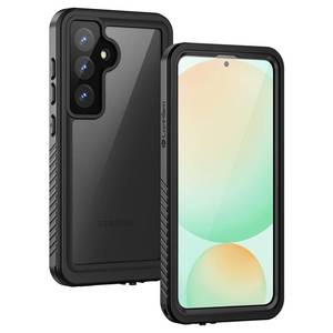lot 2467 image: Lanhiem for Samsung Galaxy S24 FE Case, IP68 Waterproof Dustproof with Built-in Screen Protector, Heavy Duty Full Body Protective Phone Case for Galaxy S24 FE 5G 6.7 Inch, Black