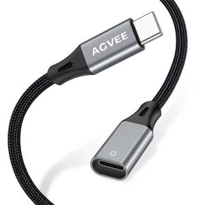 lot 2470 image: AGVEE 1.5ft USB-C Male to Lightning Female Charging Pencil Adapter