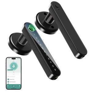 lot 2476 image: IRONZON 191Y 4-in-1 Smart Fingerprint Door Handle with App Control