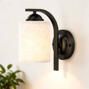 lot 3675 image: Phaosio Black Wall Sconces Lights for Bathroom, Modern Vanity Light Fixtures