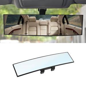 lot 4075 image: 8sanlione 12 Inch Panoramic Car Rearview Mirror, White