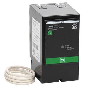 lot 4087 image: Square D by Schneider Electric HOM2175SB Homeline SurgeBreaker, Surge Protection Device, 25kA, 120240V, 1-Phase, 3-Wire