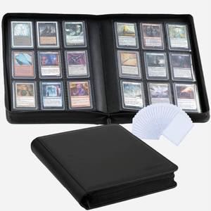 lot 4113 image: 9-Pocket Toploader Binder Trading Card Binder Holds 252 Premium Card Book