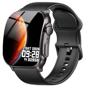 lot 4120 image: Smart Watch, 2.01 AMOLED Curved Touchscreen Fitness Watch for Women, IP68 Waterproof, 247 Heart RateSleep Monitor, Fitness Tracker with Pedometer, 120 Sports Modes,Smartwatch for Android iOS Black