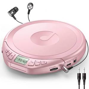 lot 4149 image: Gueray CD Player Portable with Earphones, CD Discman AUX Cable for Car Home