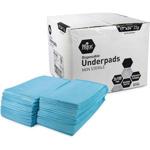 lot 5462 image: MEDPRIDE Incontinence Pads Disposable Kid  Elderly & Dog Pee Pads  100-Pack
