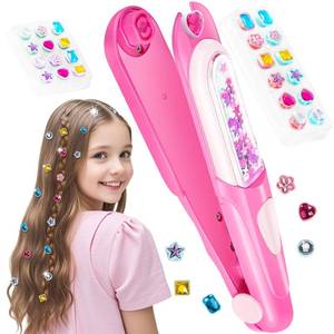 lot 6312 image: Hair Gem Stamper Kit,Easy DIY Gift for Girls Ages 3-12, Birthday Toy