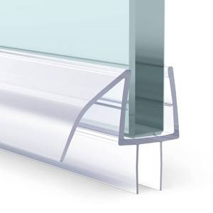 lot 6341 image: AmazerBath 3-Pack 15.75 Shower Door Bottom Seal for 38(10mm) Glass - 3 Section Segmented Shower Installation Kit Frameless Glass Door Seal Strip