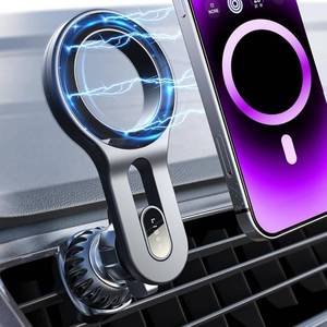 lot 6370 image: LISEN for MagSafe Car Mount, Magnetic Phone Holder for Car Vent Phone Mount, Super Magnetic Car Phone Mount, Air Vent Hands Free Phone Mount, Gifts Car Phone Holder Magnetic for iPhone 17 Pro Max 16