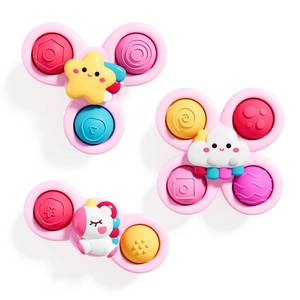 lot 6373 image: ALASOU Pop Suction Cup Spinner Airplane Travel Toys for 1 Year Old Boy Girl