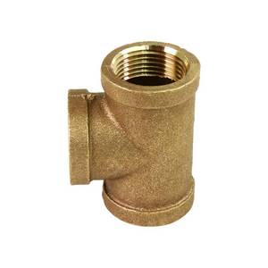 lot 6375 image: Supply Giant CSUF0034 34-Inch Brass Tee Pipe Fitting