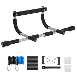 lot 7892 image: Ally Peaks Pull Up Bar for Doorway  Thickened Steel Max Limit 440 lbs Upper Body Fitness Workout Bar Multi-Grip Strength for Doorway  Indoor Chin-Up Bar Fitness Trainer for 5.5-8.7 door frame