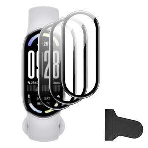 lot 8386 image: Suttkue Compatible for Xiaomi Band 10 screen protector, Anti-Scratch 3D Full Screen Coverage flim, Case Friendly, HD Ultra, 3 PACK
