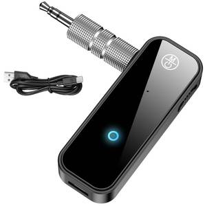 lot 8390 image: Upgraded AUX Bluetooth 5.4 Adapter for Car, 2 in 1 Wireless Bluetooth Transmitter and Receiver, 3.5mm Jack Wireless Audio Adapter Dongle for PC, TV, Headphone, Car, Home Audio Speaker, Hands-Free Call