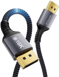 lot 8397 image: Stouchi 10FT VESA Certified DisplayPort 2.1 Cable 80Gbps UHBR20 DP Cord