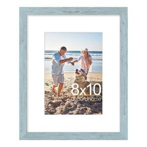 lot 8416 image: decorUhome 8x10 Picture Frame, Fits 5x7 Photos with Mat