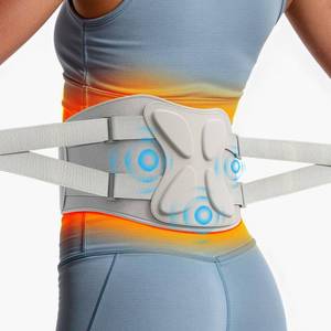 lot 9096 image: Portable Heating Pad for Back Pain Relief, Birthday Gifts for Men Women, FSA Eligible HSA Lower Back Massager with Heat, Cordless Wearable Brace with Extension Strap & Rechargeable Built-in Battery