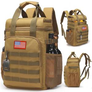 lot 9121 image: Tactical Backpack Cooler,25L Lunch Ice Chest with Handle for Men Adult Work
