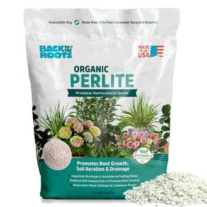lot 9122 image: Back to the Roots 100% Organic Perlite  Made in the USA  Premium Nutrition for Indoor and Outdoor Plants