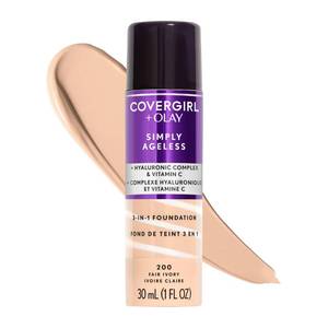 lot 10190 image: COVERGIRL Simply Ageless 3-in-1 Foundation - 200 Fair Ivory