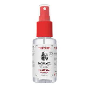 lot 10192 image: Thayers Alcohol-Free Witch Hazel Facial Mist Toner with Aloe Vera, Rose Petal, Soothing and Hydrating, for All Skin Types, Trial Size, 3 oz