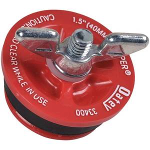 lot 10240 image: Oatey 1-12 in. Mechanical End-of-Pipe Gripper Plug - 1 Each