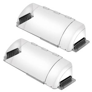 lot 11607 image: 2 Pack Air Vent Deflector, Adjustable Magnetic Heat Deflector for Vents