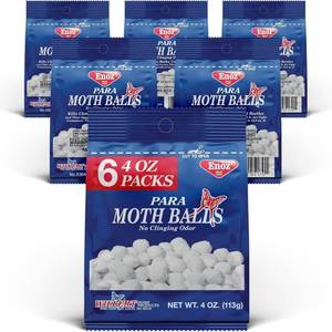 lot 11636 image: Enoz para Moth Balls, 4 Ounce (Pack of 6)