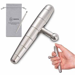 lot 12082 image: XQDUPDA 2-in-1 Trigger Point Massage Set, T-Bar Deep Tissue Massage Tool