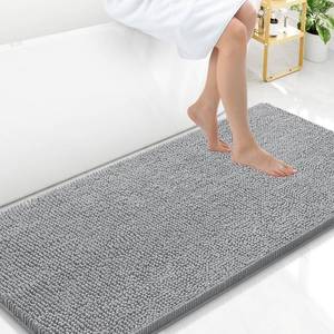 lot 19178 image: Arotive Bathroom Rugs 47x24, Soft Absorbent Shaggy Chenille Bath Rugs