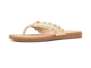 lot 19227 image: SKECHERS Summer Cove - Catching Sun Too Womens Sandals Natural  9 B - Medium