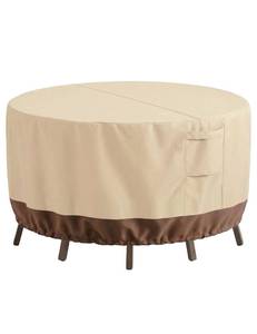 lot 19240 image: Vailge Patio Outdoor Furniture Covers Waterproof, Round Outdoor Table Cover