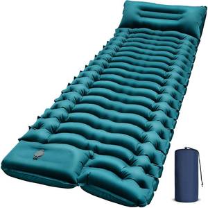 lot 19259 image: FUN PAC Camping Sleeping Pad, Ultralight Camping Mat with Pillow Built-in Foot Pump Inflatable Sleeping Pads Compact for Camping Backpacking Hiking Traveling Tent